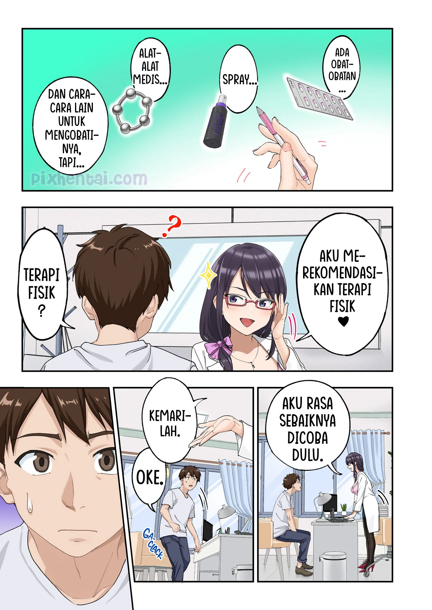 Komik hentai xxx manga sex bokep Quick-Shot Therapy Clinic 12